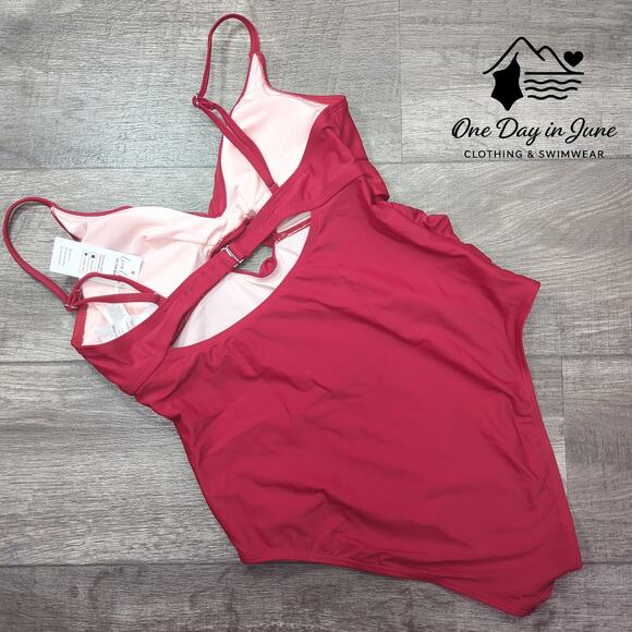 Cupshe Cross Front Keyhole One Piece Swimsuit Size L - Picture 7 of 7